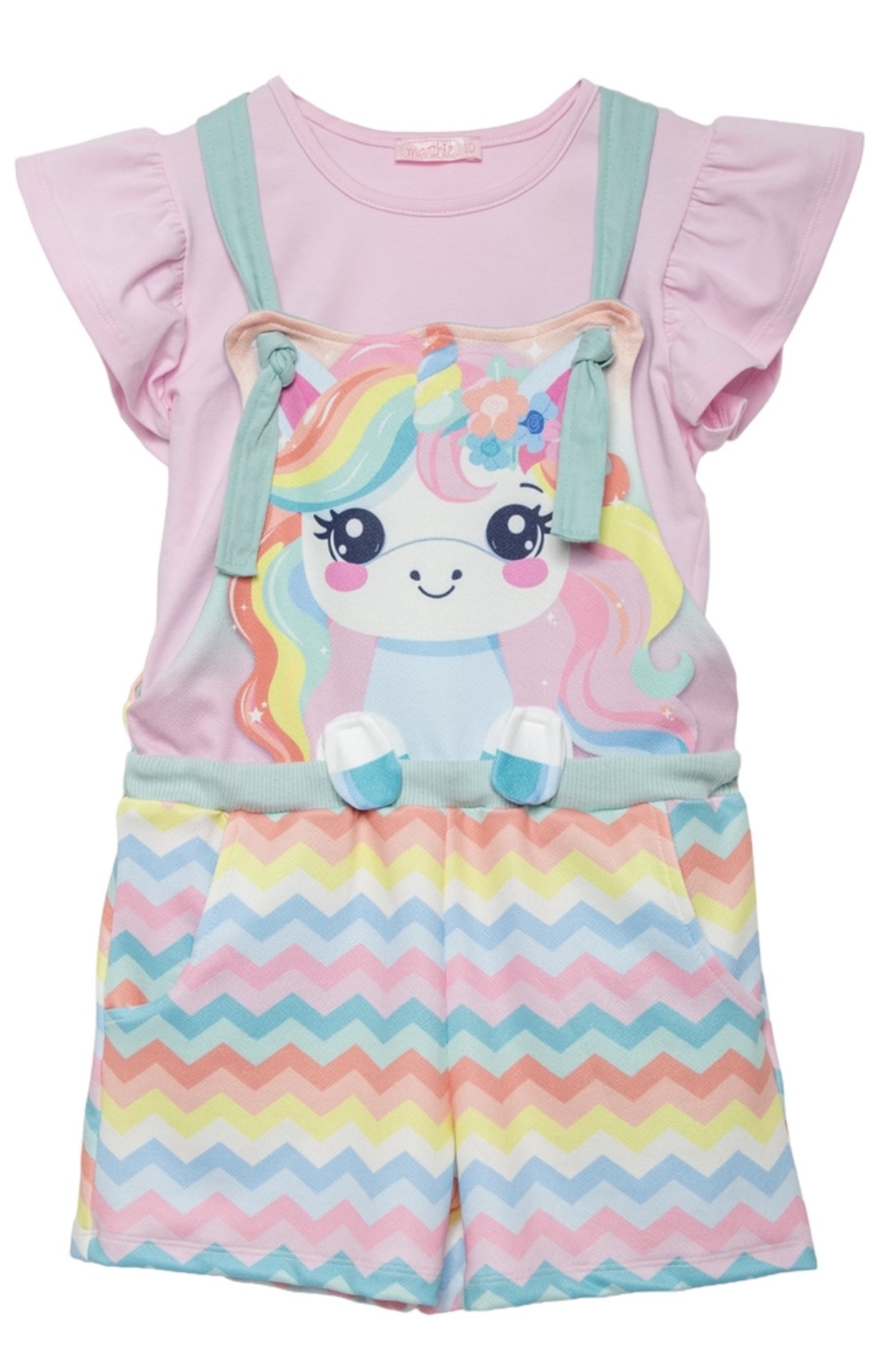 Jardineira Unicórnio